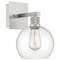 Access Lighting Port Nine Burgundy, Burgundy LED Wall Sconce, Brushed Steel Finish, Clear Glass 63145LEDDLP-BS/CLR - alternate 8
